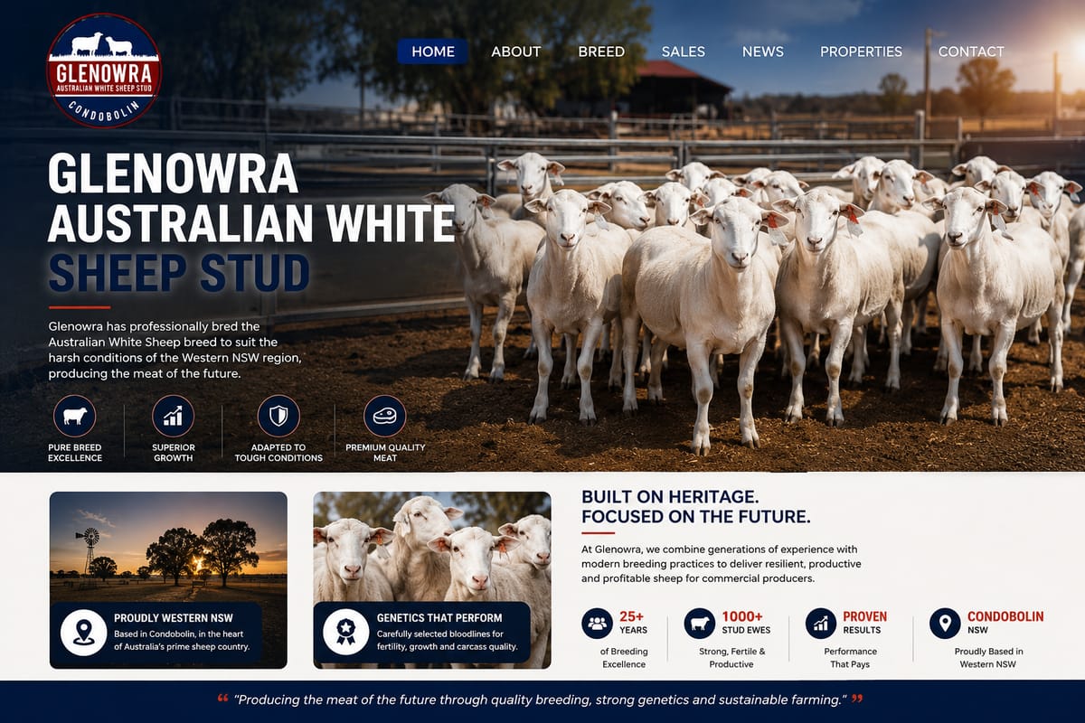 Glenowra Australian White Sheep Stud preview
